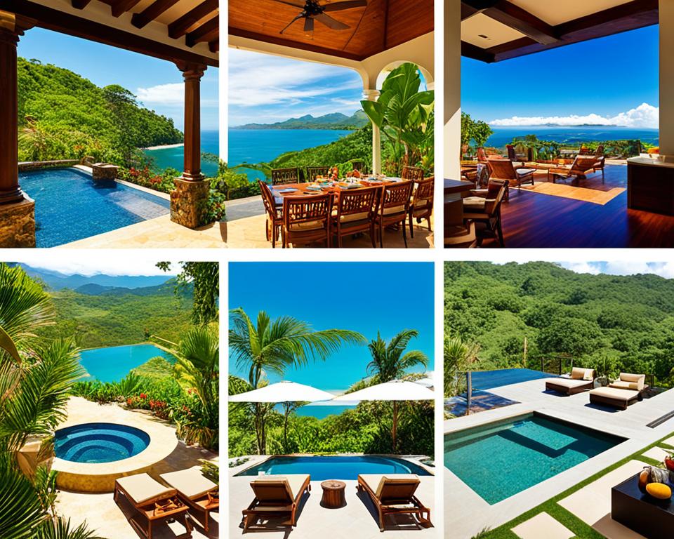 diverse property types in costa rica