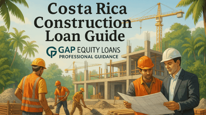 Costa Rica construction loan guide showing private equity loan providers with professional guidance for property development and real estate financing